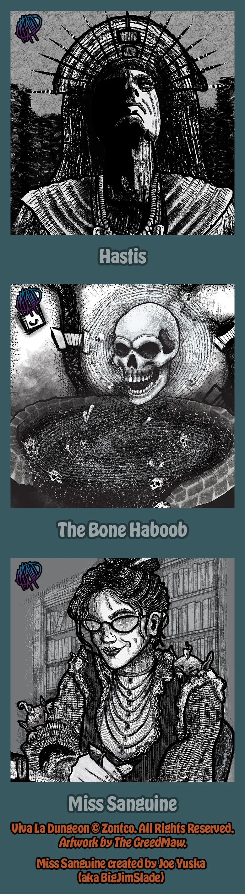 Notable monsters of Level 1, plate 2