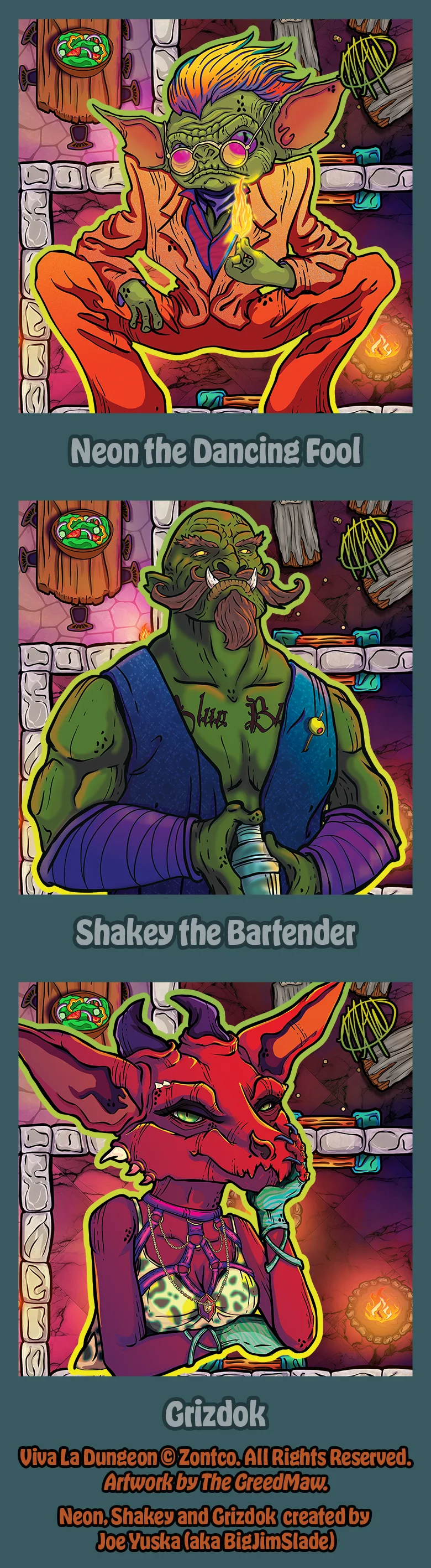 Notable monsters of Level 2, plate 2