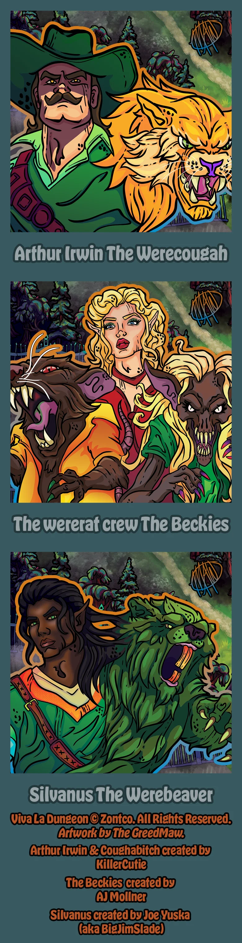 Notable monsters of Level 3, plate 2