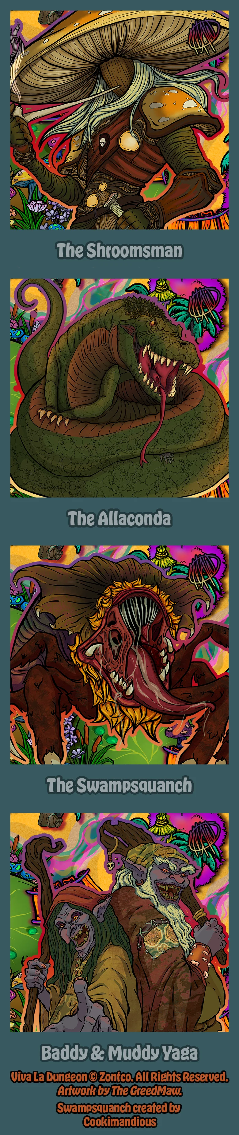 Notable monsters of Level 5, plate 2